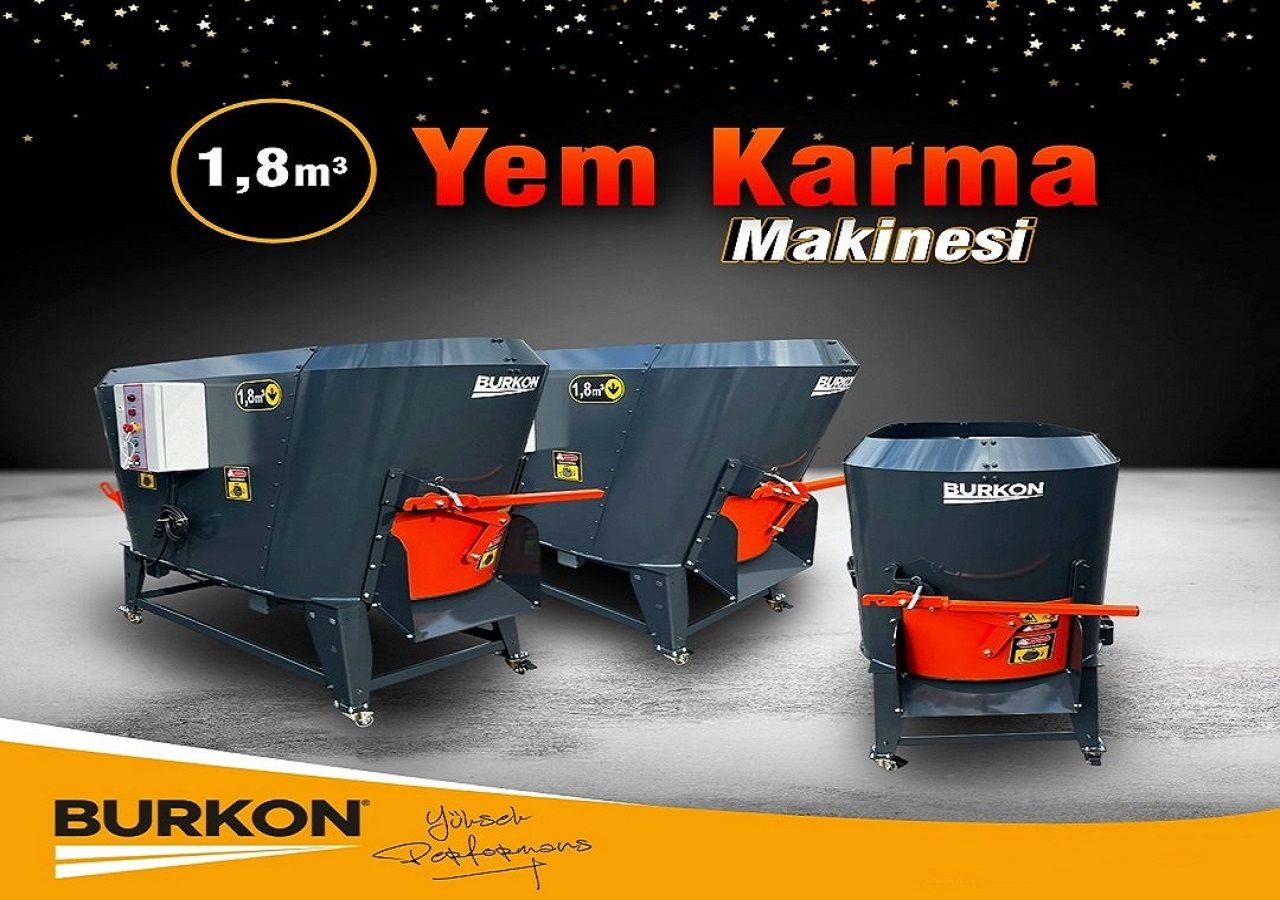 Burkon Yem Karma Makineleri Hayvancılıkta Verimliliğin Anahtarı