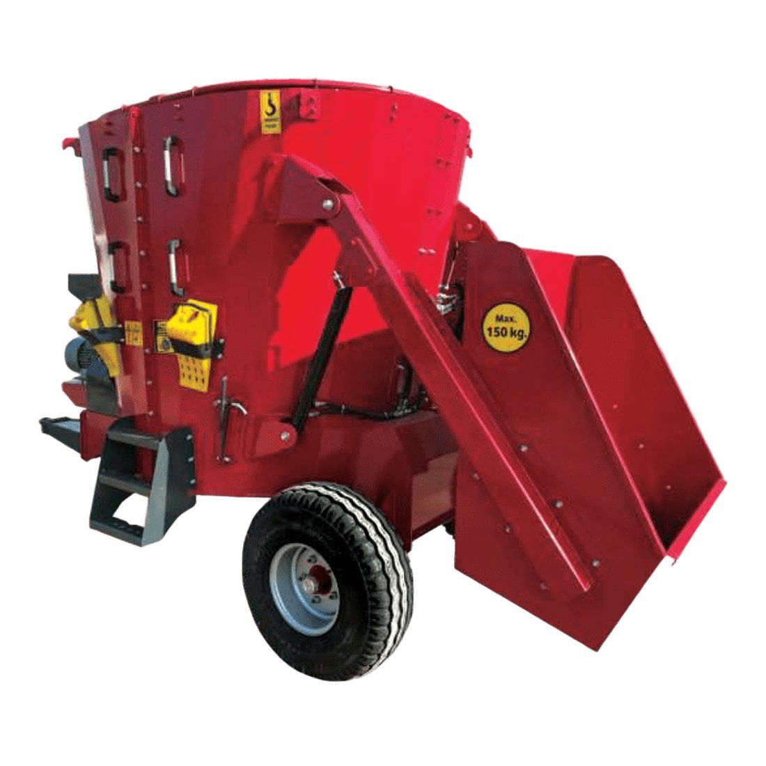 Burkon 4m³ 380V ve Traktör Şaftlı Çekilir Yem Karma Makinesi
