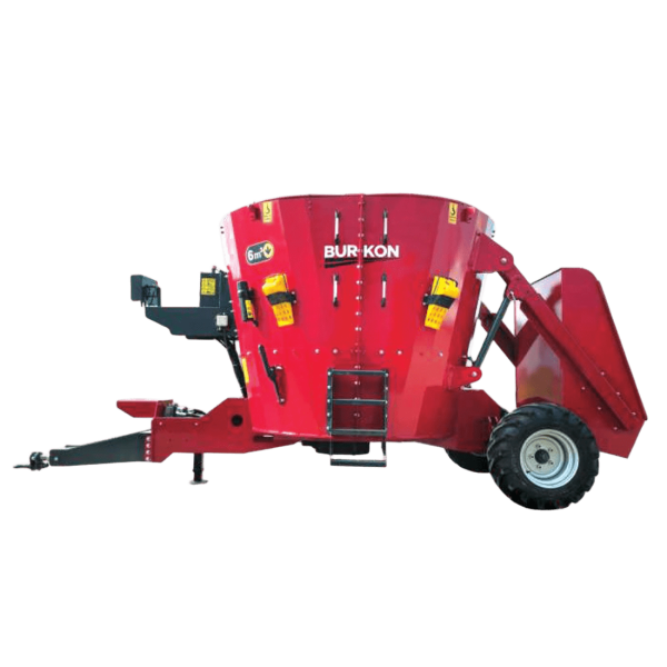 Burkon 6m³ 380V ve Traktör Şaftlı Çekilir Yem Karma Makinesi
