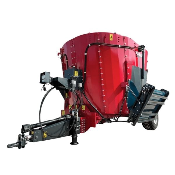 Burkon 10m³ 380V ve Traktör Şaftlı Çekilir Yem Karma Makinesi