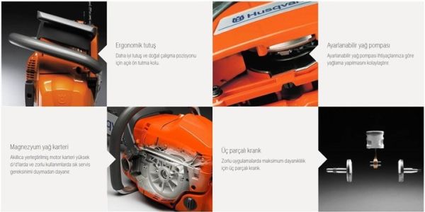Husqvarna 61 Motorlu Testere 3.9 Hp