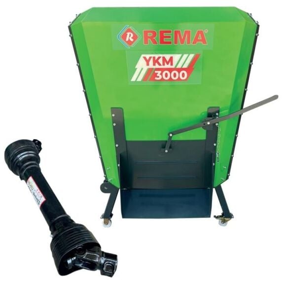 Rema YKM3000 3m³ Traktör Şaftlı Asılır Yem Karma Makinesi
