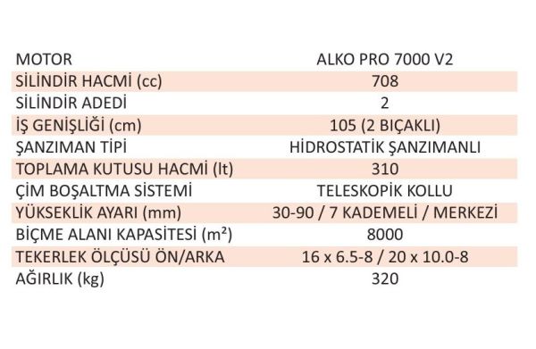 AL-KO 127.712 T22-105.4 HD-A V2 ÇİM BİÇME TRAKTÖRÜ