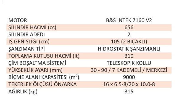 AL-KO 127.707 T18-105.4 HD V2 SOLO ÇİM BİÇME TRAKTÖRÜ