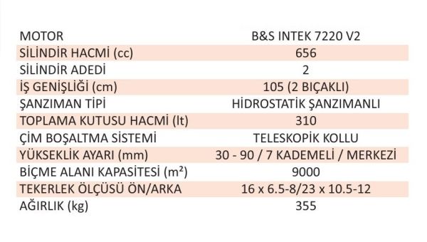 AL-KO 127.710 T 22-105.4 HD V2 SD ÇİM BİÇME TRAKTÖRÜ