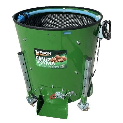 Burkon 190 lt 75 kg Rendeli Sabit Devirli Ceviz Soyma Makinesi