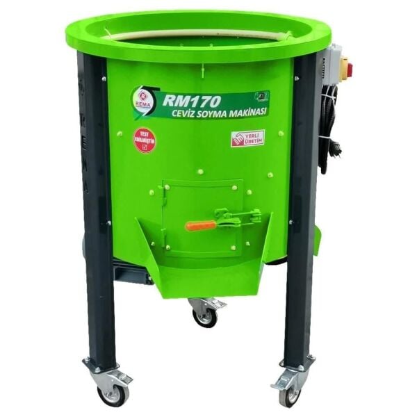 Rema RM170 Sabit Devirli Ceviz Soyma Makinesi 90Kg/170L 220V