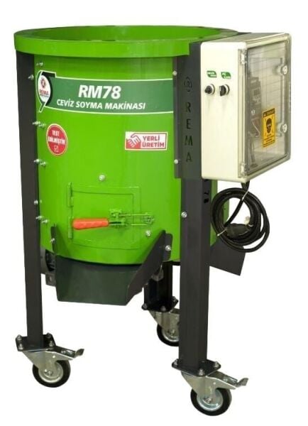 Rema RM78 Devir Ayarlı Ceviz Soyma Makinesi 39Kg/78L 220V