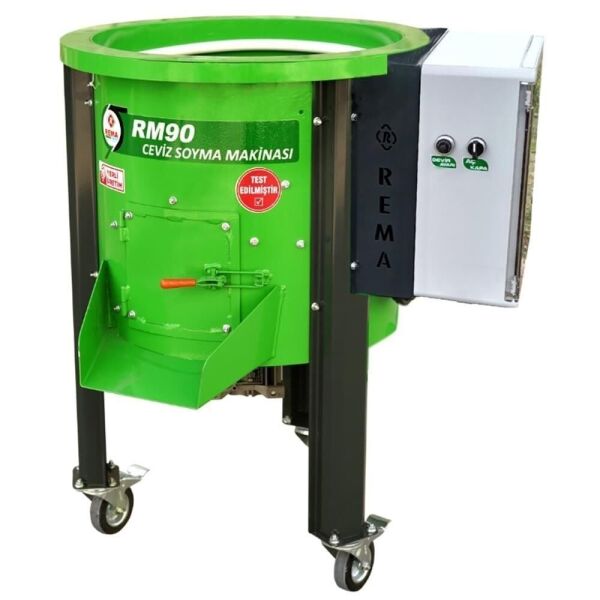 Rema RM90 Devir Ayarlı Ceviz Soyma Makinesi 50Kg/90L 220V