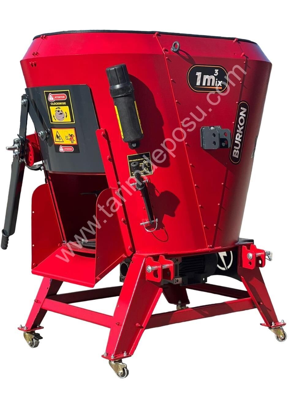 Burkon 1m³ Yem Karma Makinesi 220V