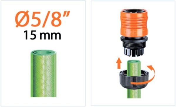 Claber 8569 - 5/8” (15 mm) Aquastop ile Otomatik Bağlantı