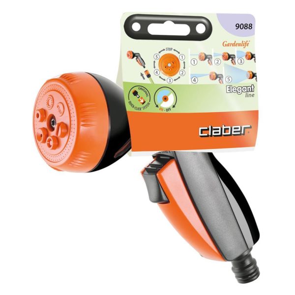 Claber 9088 Elegant 5 Fonksiyonlu Sulama Başlığı