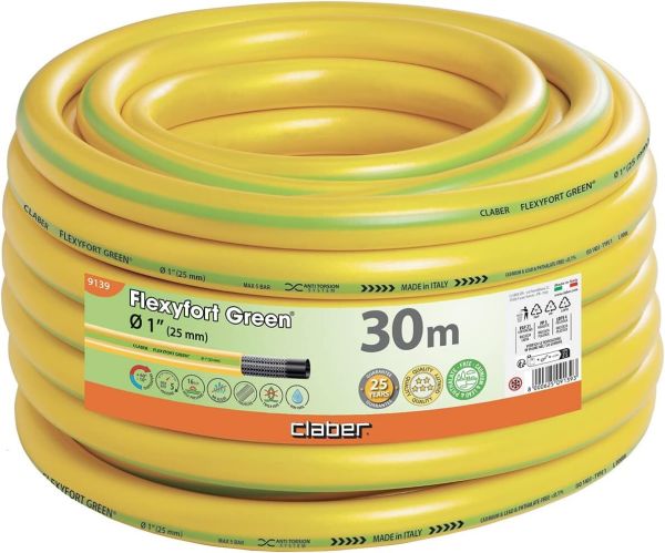 Claber 9139 Flexyfort Green Hortum 1'' 30 Metre