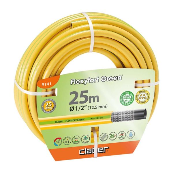 Claber 9141 Flexfort Green Hortum 1/2'' 25  Metre