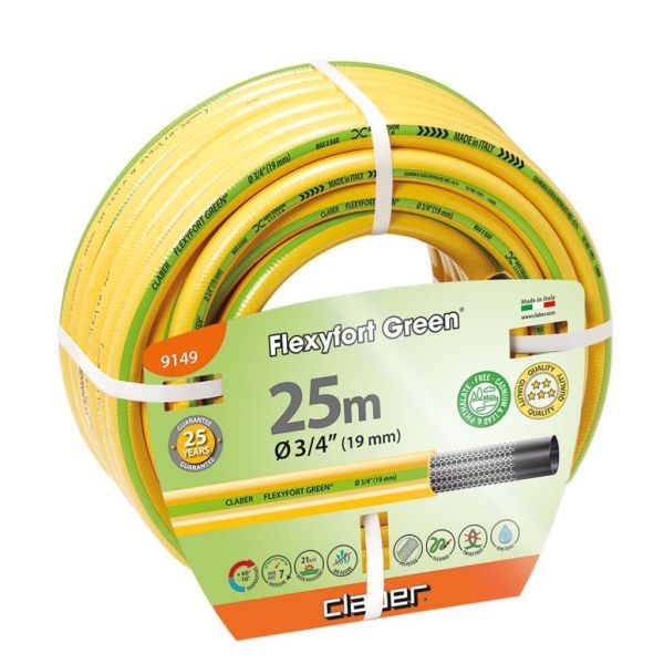 Claber 9149 Flexfort Green Hortum 3/4'' 25  Metre