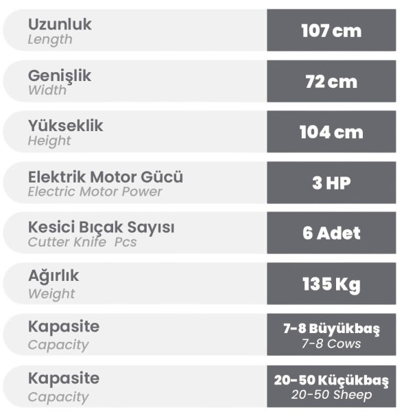 Burkon Hobbymix 0.5m³ Yem Karma Makinesi