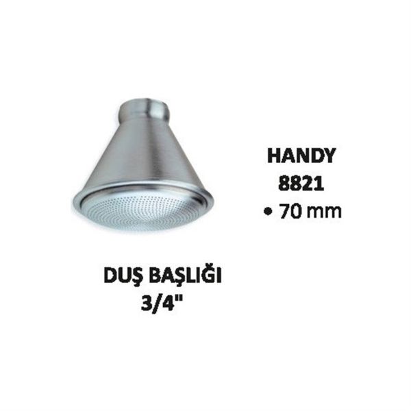 HANDY 8821 Duş Başlığı 70 mm 3/4''