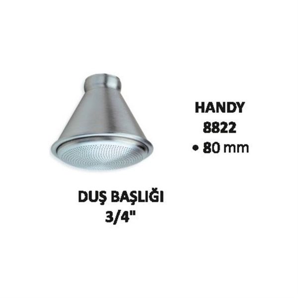 HANDY 8822 Duş Başlığı  80 mm 3/4''