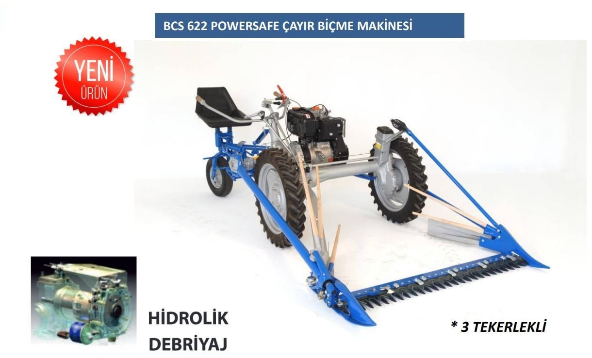 BCS 804.CN41PC/1 622 Poversafe Dizel Motorlu Çayır Biçme Makinesi