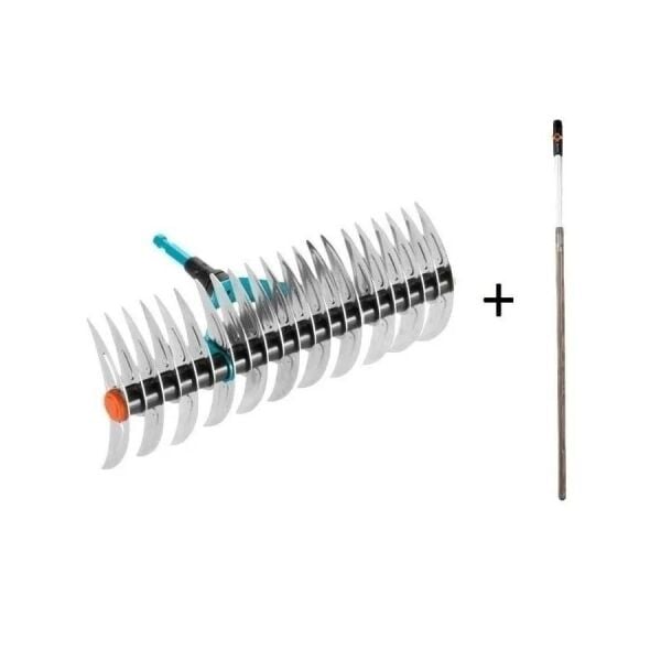 Gardena 3392 Çim Havalandırma Tırmığı + 3728 Combisystem Sap 180 cm