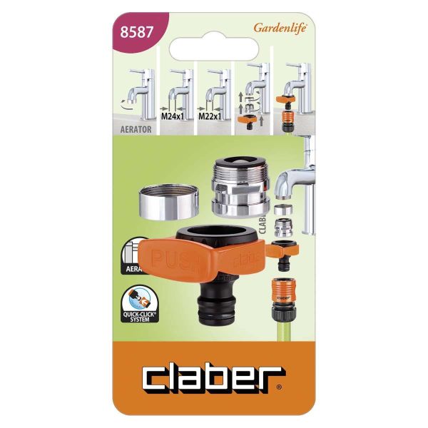 Claber 8587 Musluk Adaptörü 3/4''