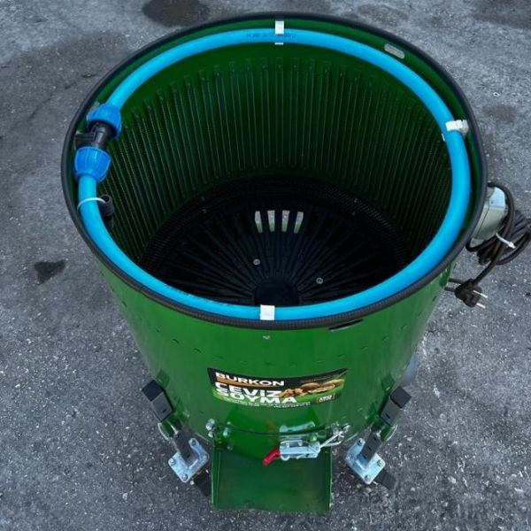 Burkon 190 lt 75 kg Lazerli Sabit Devirli Ceviz Soyma Makinesi