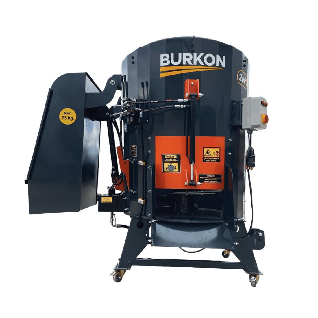 Burkon 2m³ 380V Kepçeli Yem Karma Makinesi