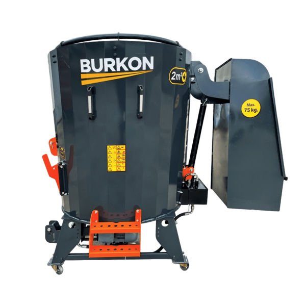 Burkon 2m³ 380V Kepçeli Yem Karma Makinesi